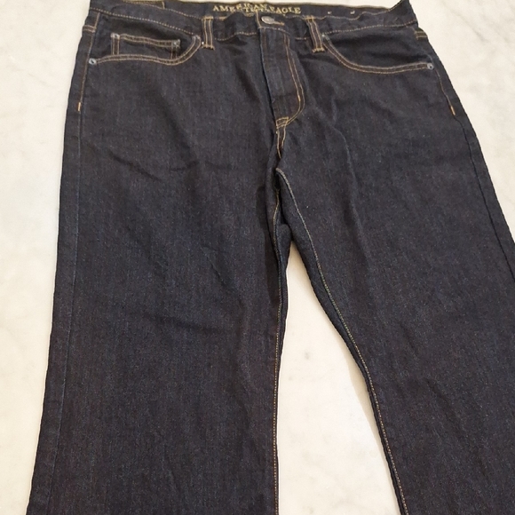 American Eagle Outfitters Classic‎ Bootcut Blue Straight Jeans 36x30 *28" Inseam - Picture 1 of 9